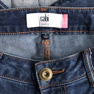 Cabi Medium Destruction Curvy Skinny Jeans